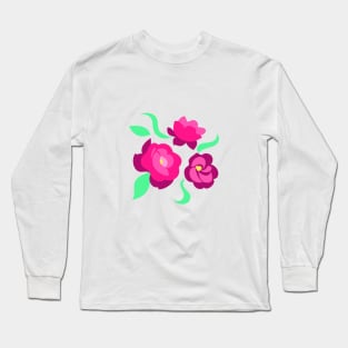 Roses print Long Sleeve T-Shirt